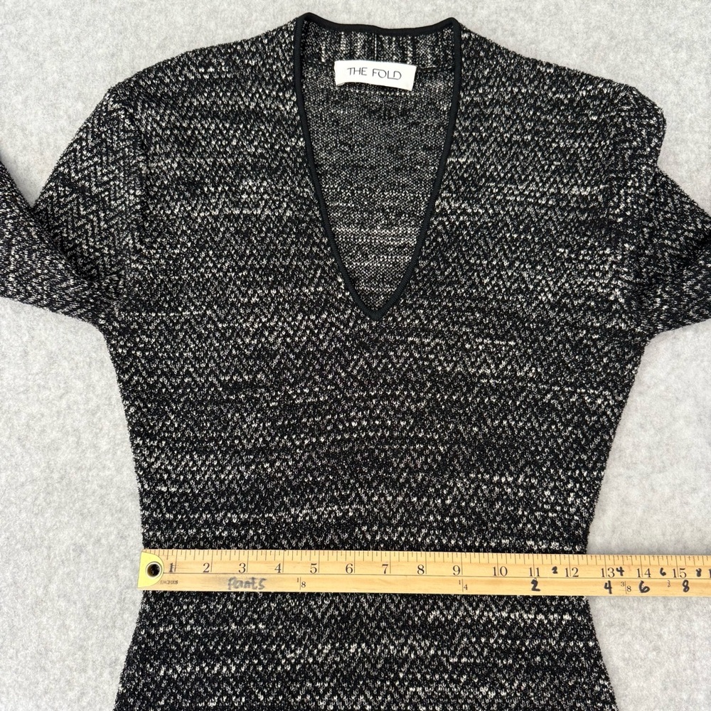 THE FOLD LONDON Knitted Mermaid Sweater Dress sz Small - Picture 12 of 17